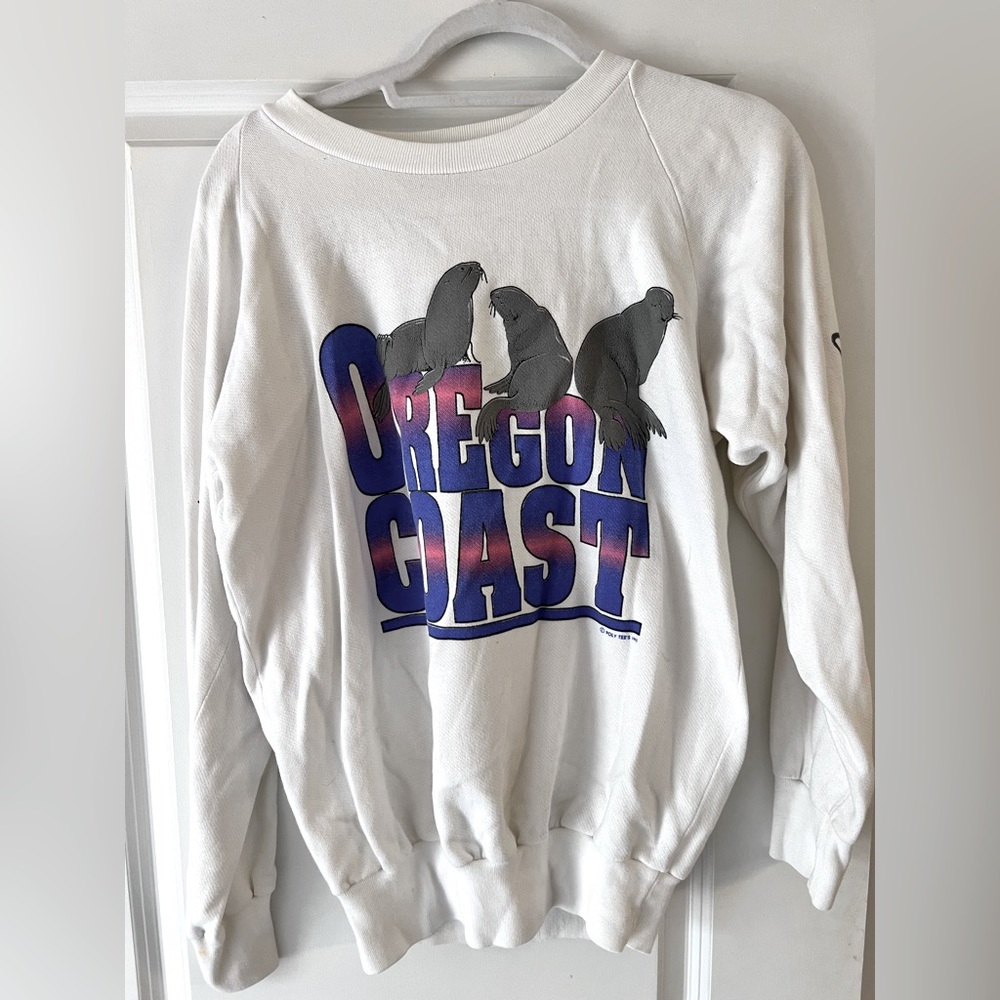 Vintage Oregon coast crew neck